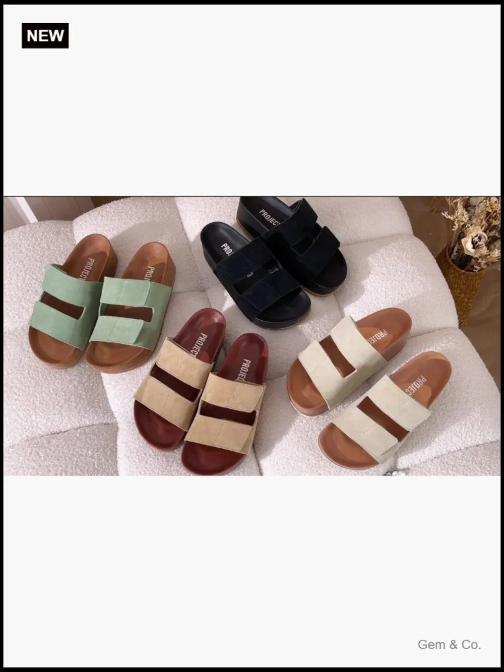 Genuine Leather Platform Sandals Wedges Non-Slip Soft Insole Lightweight Summer